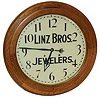 Seth Thomas large hanging "Arcade" gallery clock, ca 1909.