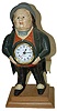 Reproduction of the John Bull blinking eye clock.