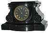 French black marble case and dial.