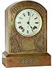 Ansonia Clock Co. metal cased clock, "Blenheim", ca 1910.