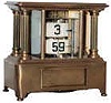 You have seen "Flip Card" clocks, but have you seen a Lenzkirch flip card clock.