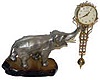 Elephant - Swinging Arm clock, made in Japan.