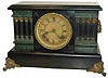Waterbury Clock Co. enameled wood case, "Dwight", ca 1909.