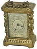Ansonia Clock Co. miniature carriage clock, "Petite", ca 1904.