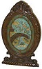 "Blossom Time" Table Art Clock, ca 1928.