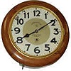 Ansonia Clock Co. hanging gallery clock, probably the, "Gresham", ca 1894. 