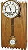 German RA movement, pendulum, and gong.