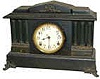 E. Ingraham Co. black mantle clock, "Cayenne", ca 1915.