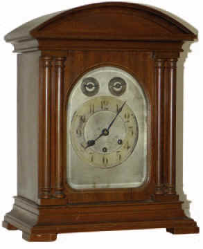 Gustav Becker bracket clock, Westminster chime, in good original condition needing only a light cleaning or polishing and some attention paid to the silver dial and numerals. — Antique Clocks Price Guide
