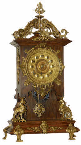 Ansonia Clock Co. "Cabinet D", ca 1894. — Antique Clocks Price Guide