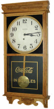 E. Ingraham Company store regulator or shop clock, this one called, "Western Union", ca 1911. — Antique Clocks Price Guide