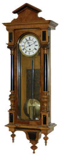 Miniature Vienna 1 weight.  Like a greyhound, long, sleek, and a runner. — Antique Clocks Price Guide