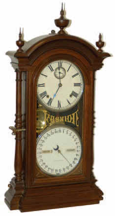 Southern Calendar Clock Co. "Fashion No. 4", ca 1880. — Antique Clocks Price Guide