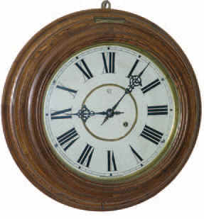 Waterbury Clock Co. hanging clock, "General" ca. 1914. — Antique Clocks Price Guide