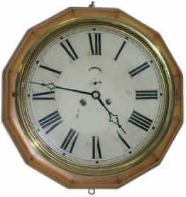 Welch Manuf. Co. wall clock, ca. 1880. — Antique Clocks Price Guide