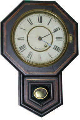Seth Thomas wall "10 inches drop octagon gilt", ca 1909. — Antique Clocks Price Guide