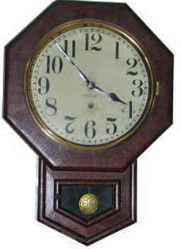 New Haven wall "Drop Octagon, R.C.", ca. 1880. — Antique Clocks Price Guide