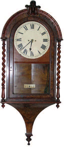 English Gothic Wall Clock, ca. 1880. — Antique Clocks Price Guide