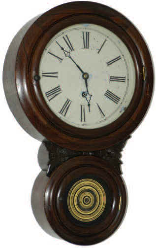 E. N. Welch Manufacturing Co. hanging, "Alexis, No. 2", ca 1878. — Antique Clocks Price Guide