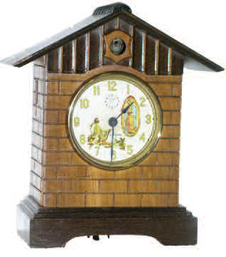Junghans Mantle Cuckoo Clock, ca. 1900. — Antique Clocks Price Guide