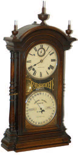 Southern Calendar Clock Co. "Fashion No. 4", ca 1878. — Antique Clocks Price Guide