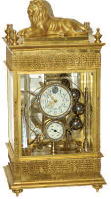 Ferris Wheel Crystal Regulator. A mechanical clock that never needs winding. — Antique Clocks Price Guide
