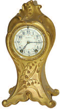 Seth Thomas mantle clock, "La Fleur", ca 1909. — Antique Clocks Price Guide