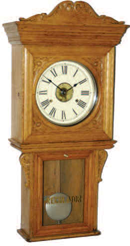 International Time Recording Co. wall regulator. — Antique Clocks Price Guide