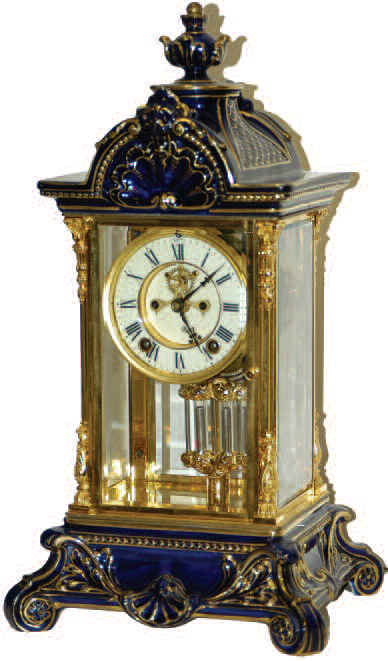Ansonia Clock Company "Crystal Regulator No. 4", ca 1906. — Antique Clocks Price Guide