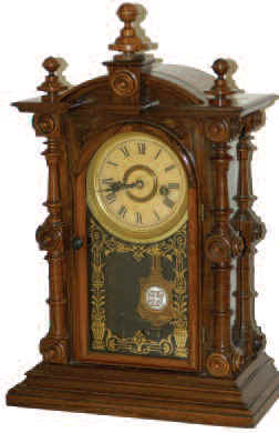 Welch, Spring and Co. eight day "Patti V.P.", ca 1868-1864. — Antique Clocks Price Guide
