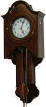 Rare Waterbury Clock Co. wall clock, no doubt one of their "Study" series, ca about 1915. — Antique Clocks Price Guide