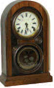 Noah Pomeroy round top shelf clock, ca 1860. — Antique Clocks Price Guide