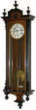 German one weight Vienna Regulator, ca 1880. — Antique Clocks Price Guide