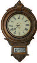 Wm. L. Gilbert wall clock, "Circle Drop", ca1900. — Antique Clocks Price Guide