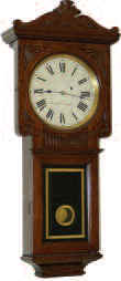 Waltham Clock Co. wall weight regulator, ca about 1900. — Antique Clocks Price Guide