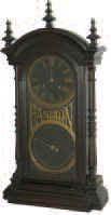 Manufactured by the New Haven Clock Co. for The Southern Calendar Clock Co., "Fashion No. 9", ca 1889. — Antique Clocks Price Guide
