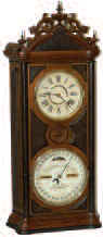 Ithaca Calendar Clock Co. "No. 5 Emerald", ca 1880. — Antique Clocks Price Guide