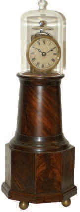 Lighthouse clock, invented by Simon Willard of Roxbury, Mass., 1819. — Antique Clocks Price Guide