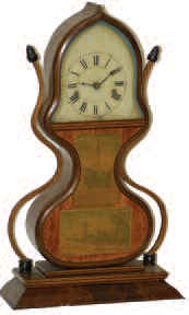 Original acorn clock, ca 1847, by J.C. Brown, Bristol, Conn. — Antique Clocks Price Guide
