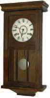 Wm. Gilbert Clock Co. box clock, 8 day time and gong strike. — Antique Clocks Price Guide