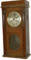 German box clock, 8 day movement signed, "DUFA", a trademark of a German company in the 1920's — Antique Clocks Price Guide