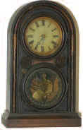 E. Ingraham and Co. mantle clock, "Venetian", ca early 1870's. — Antique Clocks Price Guide