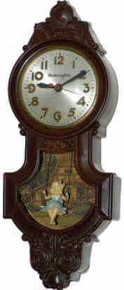 Mastercrafter "Swinging Girl", in a rare wall model. — Antique Clocks Price Guide