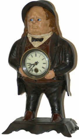 Contemporary "Blinking Eye Clock", the "John Bull" model. — Antique Clocks Price Guide