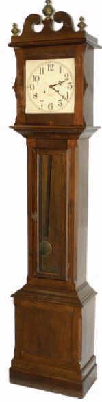 Grandfather clock, Ithaca Calendar Clock Company's Manufactory. Ithaca, New York, ca 1898-1916. — Antique Clocks Price Guide