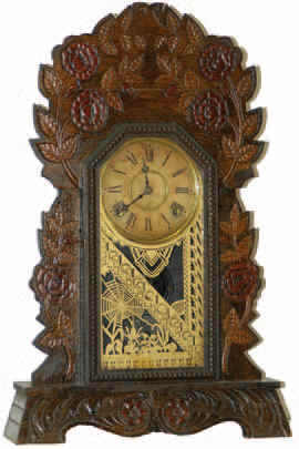 William L. Gilbert Clock Co. Winsted, Conn., USA, "Bouquet No. 54", ca 1900. — Antique Clocks Price Guide