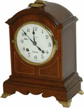 Chelsea Clock Co. Boston small shelf clock, 101/2" high, ca 1975. — Antique Clocks Price Guide