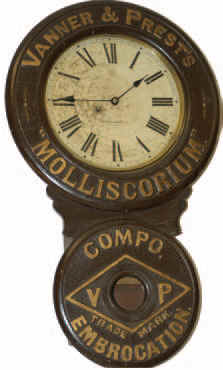 Baird Advertising Clock, Ca 1895. — Antique Clocks Price Guide
