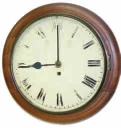 English "Gallery Wall Clock", ca. 1890. — Antique Clocks Price Guide