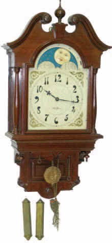 Seth Thomas Clock Co., hanging "Lunar", ca. 1909. — Antique Clocks Price Guide